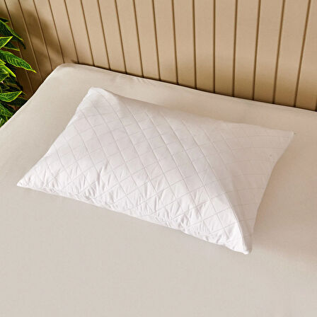 Soft Nando Basic Yastık Alezi - Beyaz - 50x70 cm
