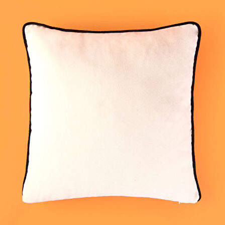 Soft Asas Kırlent - Beyaz - 45x45 cm