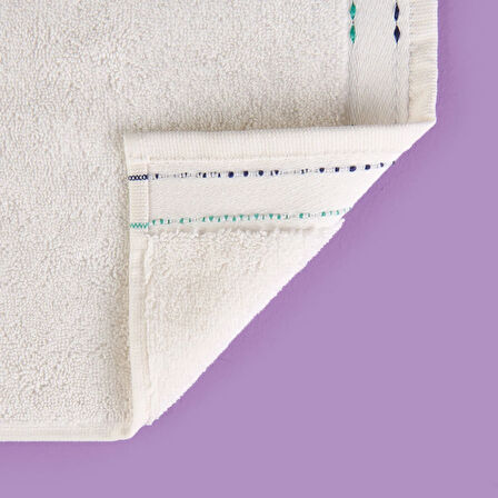 Soft Tiny El Havlusu - Ekru / Renkli - 30x50 cm