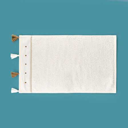 Soft Piene El Havlusu - Ekru / Bej - 30x50 cm