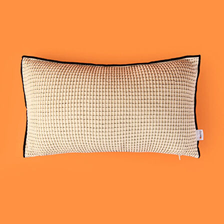 Soft Reims Kırlent - Bej - 30x50 cm