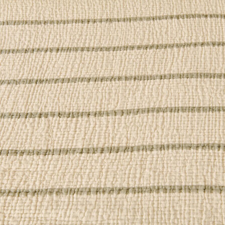 Soft Serena Çift Kişilik Yatak Örtüsü - Ekru / Haki - 230x250 cm