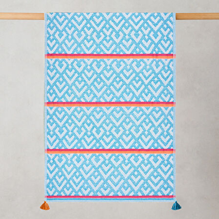 Soft Line Peştamal - Mavi - 90x160 cm