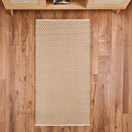 Soft Vime Halı - Bej - 80x150 cm