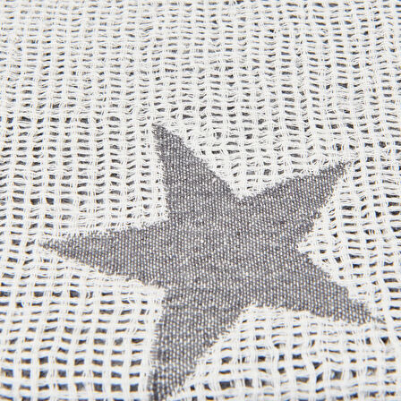 Soft Star Çift Taraflı Çocuk Pikesi - Gri - 160x220 cm