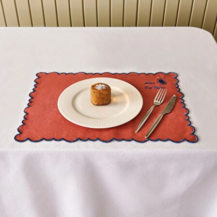 Soft Sun Maddness Amerikan Servis - Kiremit - 30x50 cm