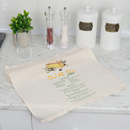 Soft Aliva Mutfak Havlusu - Beyaz - 40x66 cm