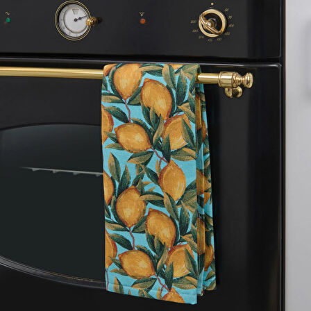 Soft Sitron Mutfak Havlusu - Mavi - 40x66 cm