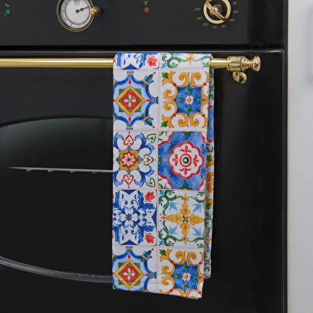 Soft Vorm Mutfak Havlusu - Renkli - 40x66 cm