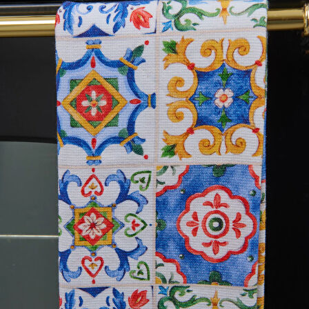 Soft Vorm Mutfak Havlusu - Renkli - 40x66 cm