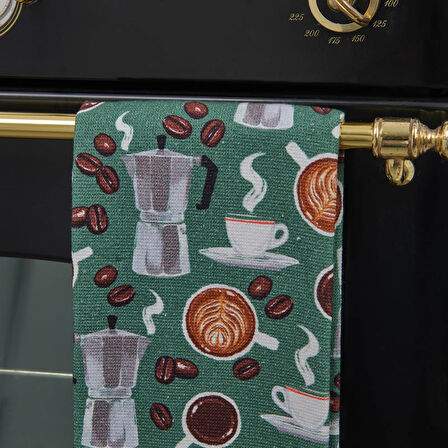 Soft Dapur Mutfak Havlusu - Yeşil - 40x66 cm