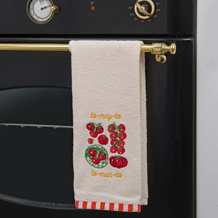 Soft Tadam Mutfak Havlusu - Ekru - 40x66 cm