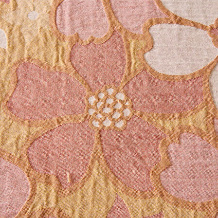 Soft Earthy Çift Kişilik Müslin Pike - Kiremit - 230x240 cm