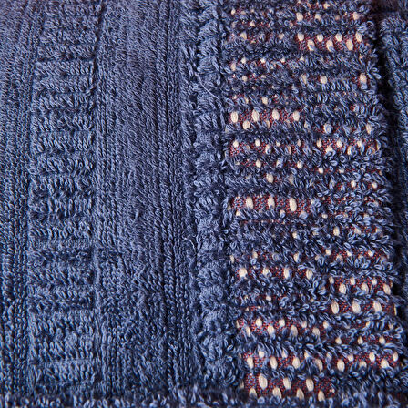 Soft Sun Madness Unisex Bornoz - Mavi - S/M