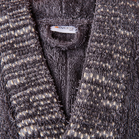 Soft Sun Madness Unisex Bornoz - Gri - S/M