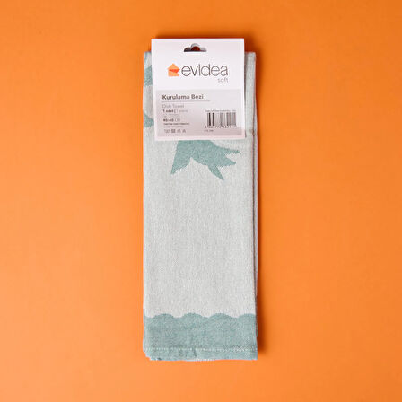 Soft Flower Kurulama Bezi - Yeşil - 40x60 cm