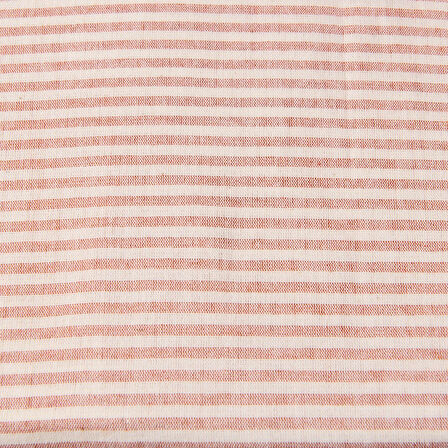 Soft Stripe Çift Kişilik Nevresim Takımı - Kiremit
