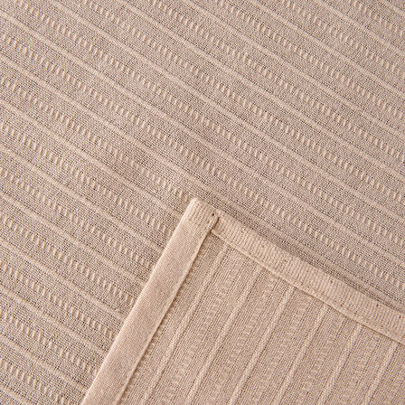 Soft Earthy Runner - Bej - 40x135 cm