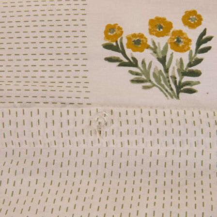 Soft Folky Çift Kişilik Nevresim Takımı - Beyaz