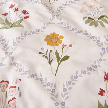 Soft Nostra Çift Kişilik Nevresim Takımı - Ekru