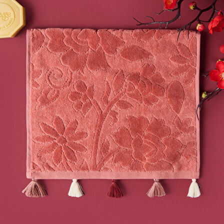 Soft Granny Summer Flos El Havlusu - Gülkurusu - 30x50 cm