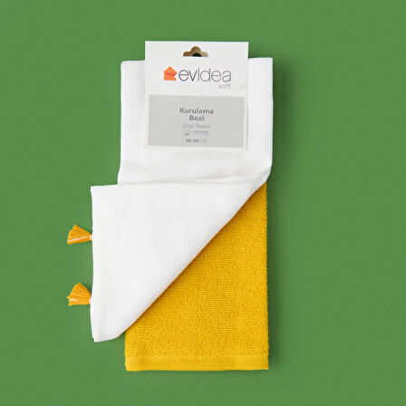 Soft Flo 2'li Mutfak Havlusu - Renkli - 40x60 cm