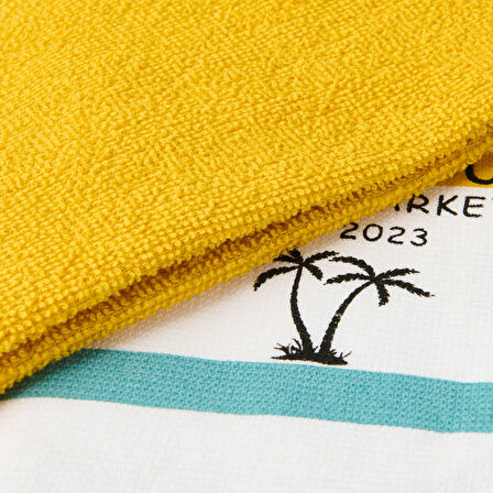 Soft Beach 2'li Mutfak Havlusu - Renkli - 40x60 cm