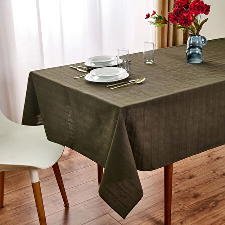 Soft Breeze Masa Örtüsü - Haki - 140x200 cm