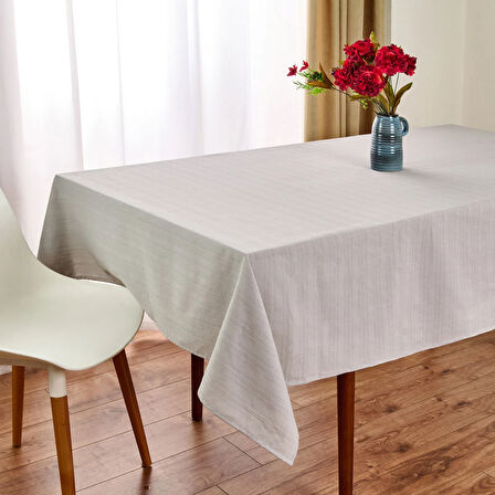 Soft Breeze Masa Örtüsü - Gri - 140x200 cm