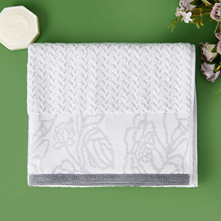 Soft Noble Yüz Havlusu - Gri - 50x90 cm