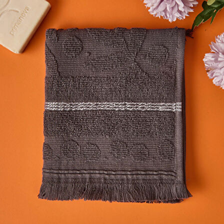 Soft Zeleno El Havlusu - Antrasit - 30x50 cm