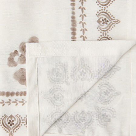 Soft St Tropez Masa Örtüsü - Bej - 150x150 cm