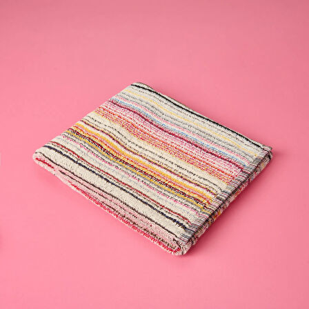 Soft İpliği Boyalı Yüz Havlusu - Asorti - 50x90 cm