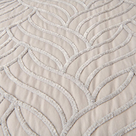 Store Elenora Çift Kişilik 3 Parça Yatak Örtüsü Seti - Gri