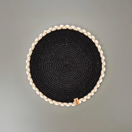 Soft Laetus Amerikan Servis - Siyah - 33x33 cm