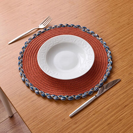 Soft Laetus Amerikan Servis - Kiremit - 33x33 cm