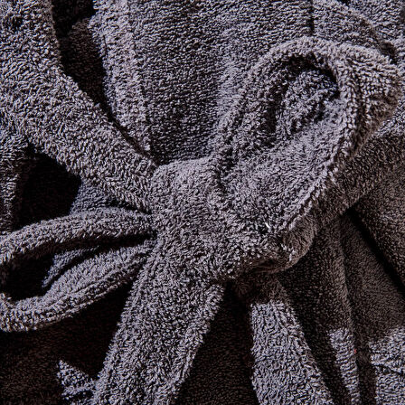 Soft Gent Erkek Bornoz - Antrasit - L / XL