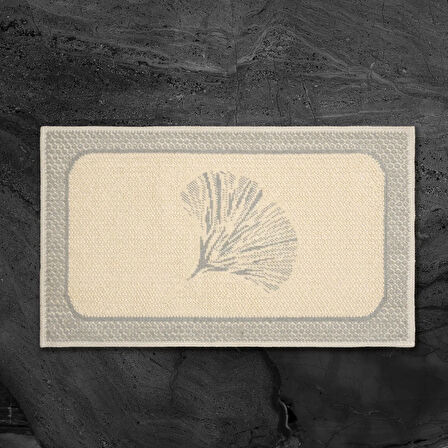 Soft Nemi 2'li Banyo Paspası - Gri - 60x100 cm + 50x60 cm