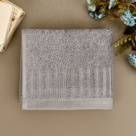 Soft Patte El Havlusu - Gri - 30x50 cm