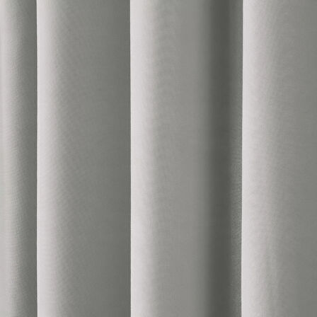 Soft Mori Fon Perde - Gri - 300x270 cm