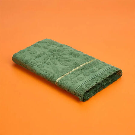 Soft Zeleno Yüz Havlusu - Yeşil - 50x70 cm