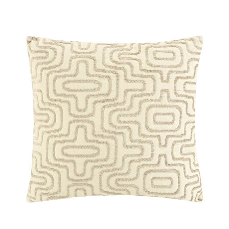 Soft Hugis Kırlent - Bej - 43x43 cm