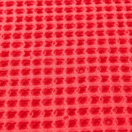 Soft Waffle Mutfak Havlusu - Kırmızı - 30x45 cm