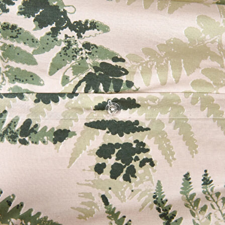 Soft Furu Çift Kişilik Nevresim Takımı - Yeşil