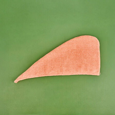 Mikrofiber Saç Havlusu - Somon - 57x27 cm