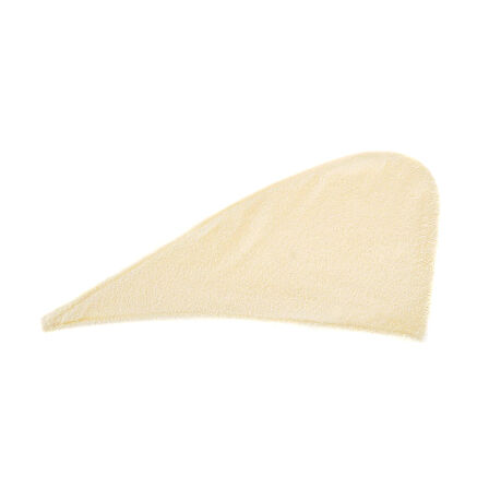 Mikrofiber Saç Havlusu - Ekru - 57x27 cm