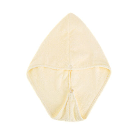 Mikrofiber Saç Havlusu - Ekru - 57x27 cm