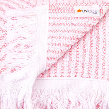 Soft Leaves El Havlusu - Pembe - 30x50 cm