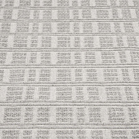 Soft Wesley Natürel 2'li Banyo Paspası - Gri - 60x100 cm + 50x60 cm