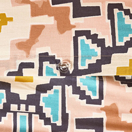 Soft Acus Çift Kişilik Nevresim Takımı - Renkli